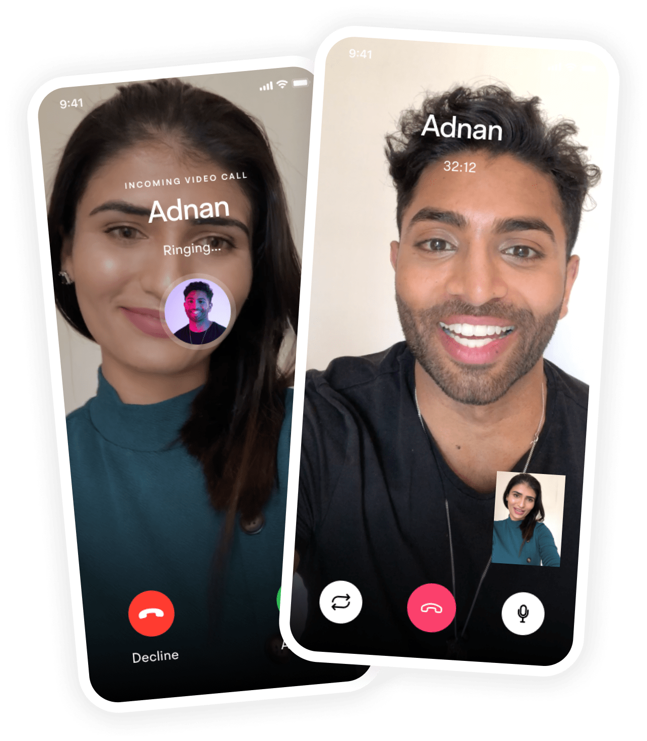 Muzz mockup image video_calling