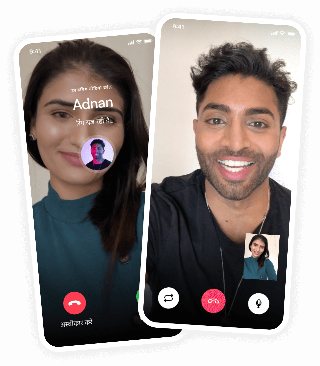 Muzz mockup image video_calling